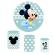 Kit Capas Painel Redondo 1,5m + Trio Cilindros - Tema Baby Disney