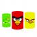 Trio Cilindros Sublimados - Tema Angry Birds