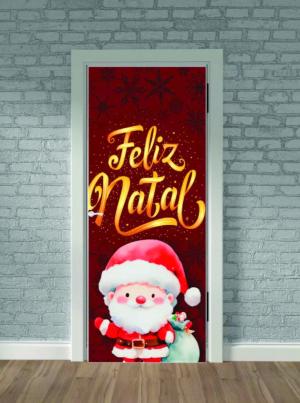 Capa para Porta 85cm x 210cm - Natal Tecido Helanca Premium 85cm x 210cm    